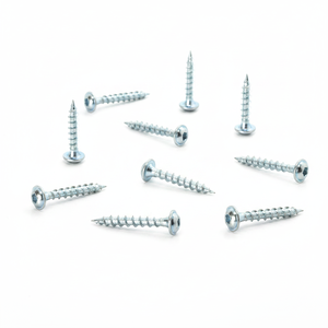 PDC Pan Head Metric/Inch Wood Screw CLASS 4 Self-Tapping Phillips/Pozi Drive Zinc/Nickel Plated Carbon Steel/Stainless Steel - Product Image 1