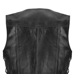 Chaleco de Cuero Formal Más Vendido del Fabricante Profesional, Resistente al Viento, Impermeable, Transpirable, Ropa Exterior de Otoño/Invierno, Reversible - Product Image 6