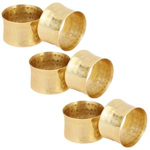 Nouveauté : porte-serviettes rond en métal pour mariage, réception, dîner, décoration de table, or/argent, au meilleur prix - Product Image 6