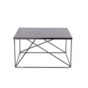 Attractive Metal Coffee <b>Table</b> With Glass <b>Top</b> Elegant Finish Modern Furniture Piece For Living Room Decoration Use - Product Image 1