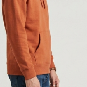 Sweat à capuche classique pour homme en polaire sans fermeture éclair, capuche réglable, poignets côtelés, poche avant, doux et confortable, hiver automne - Product Image 3