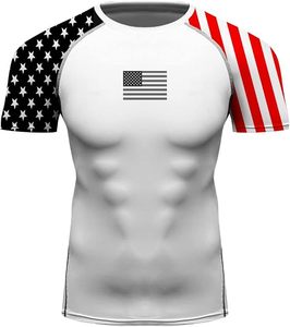 Tenue d'arts martiaux sur mesure, rashguard MMA de haute qualité pour hommes, fitness/grappling, course à pied, séchage rapide, respirant, spandex/polyester - Product Image 5