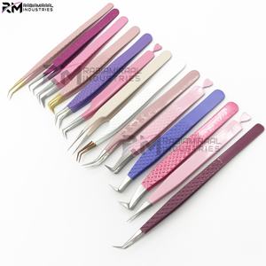 Estuche de Cuero PU de Alta Calidad RMI para Pinzas de Pestañas de 45 y 90 Grados, Acero Inoxidable, Almacenamiento de Múltiples Piezas de Alta Gama - Product Image 3