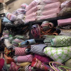 HOT SELLING Sturdy Handwoven Plastic Tote <b>Bag</b> Lightweight Durable Summer Shopper <b>Bag</b> For Grocery Storage - Product Image 4