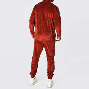 Survêtement pour homme avec design personnalisé, collection hiver tendance, survêtements en velours pour homme, service OEM à bon prix - Product Image 6