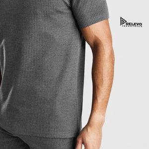 Conjunto de Verano de Alta Calidad para Hombre, Camiseta de Manga Corta Informal y Pantalones Cortos, Traje Deportivo de Dos Piezas - Product Image 6