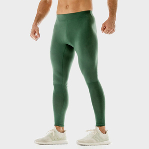 Leggings de compression longs pour hommes, pantalons de sport extensibles pour la course à pied, la gym, l'entraînement, le cyclisme, respirants et à séchage rapide - Product Image 3