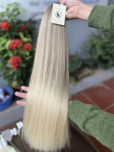 Extensions de cheveux humains Remy 100% vierges, en vrac, non traités, à cuticules alignées, à Double dessin, vente en gros - Product Image 4