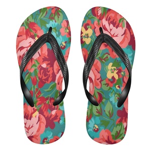 รองเท้าแตะชายหาดแบบสวม ไซส์ใหญ่ นุ่มสบาย ทันสมัย พิมพ์ลายแบบ Sublimation เหมาะสำหรับใส่ในบ้าน ลำลอง ใส่ในห้องน้ำ ใส่ไปเที่ยวทะเลช่วงฤดูร้อน - Product Image 1