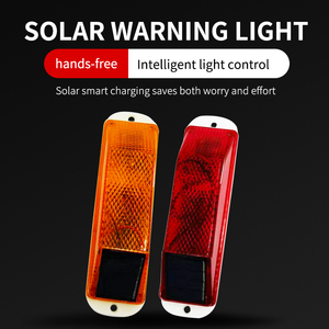Nouvelle lampe de signalisation routière solaire à LED, lampe de sécurité routière solaire - Product Image 2