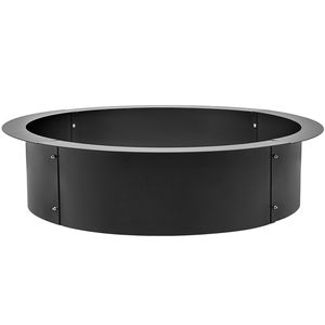 36-Inch Outer & 30-Inch Inner Diameter Fire Pit <b>Ring</b> 3.0mm <b>Thick</b> Solid Steel Insert Heavy Duty Fire Pit Liner for DIY Camp - Product Image 1