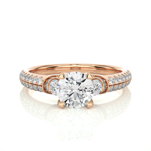 Anillo de Diamante de Corte Redondo de 1.45CT con Certificado IGI VS1, Joyería de Diamantes al por Mayor, Anillo de Diamante Cultivado en Laboratorio para Mujer - Product Image 1