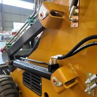 Mini-chargeuse compacte, chargeuse frontale diesel avec attache rapide pour travaux agricoles