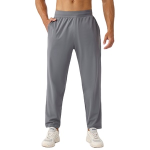 Pantalon de jogging décontracté pour homme, coupe droite, respirant, séchage rapide, poids moyen, en velours côtelé, écologique, avec cordon de serrage - Product Image 1