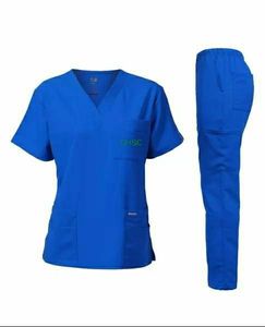 Uniformes Médicos Impermeables de Punto de Spandex/Poliéster al por Mayor, Conjunto de Enfermería para Mujer - Product Image 4