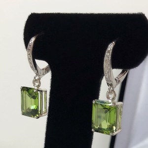 Marquise Cut Peridot <b>Earrings</b> Gold IGI Certified Trending August Birthstone Jewelry Gift for Women Valentine Party Elegant - Product Image 5