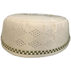 Premium Men OEM Prayer Cap Soft Lightweight <b>Islamic</b> Kufi Hat Bulk Manufacturer SupplyEco-Friendly - Product Image 1