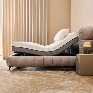 Catégorie de produit Lits Base de lit réglable Black Queen avec tête et pied inclinés Moteur silencieux sans fil à distance zéro gravité - Product Image 2