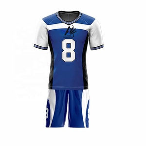 Vente en gros d'uniformes de football américain pour adultes 2021 pour les équipes - Couleurs et logos personnalisables 100% polyester - Product Image 5