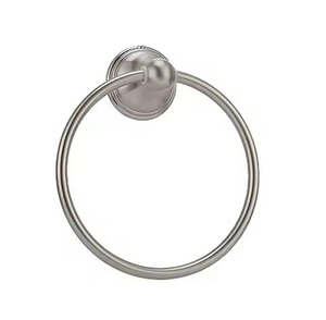 Classic Round Wall Mounted Towel Ring Metal Storage Holder <b>Rack</b> For Bathroom Rust Resistant Gold Tone Towel Holder Ring - Product Image 6