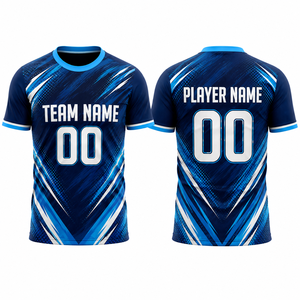 Unisex Custom <b>Men's</b> Football Jersey Comfortable Polyester Sublimated Heat-Transfer Printing Personalized Name 180g Kits - Product Image 2