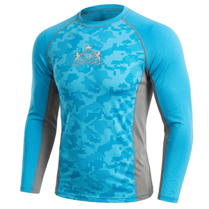T-shirt de compression à manches longues pour homme, imprimé par sublimation, séchage rapide, haut de sport - Product Image 6