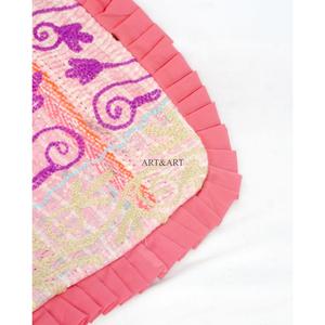 Magnifique sac à bandoulière et pochette Kantha pour femme, style bohème, design tendance, fait main, léger, grand format, pour voyage et usage quotidien - Product Image 6