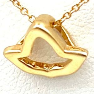 Collar de Hiedra Abierta Pequeña en Oro Vermeil de 14K, Elegante Cadena con Colgante en Tono Dorado, Joyería Delicada y Minimalista, Regalo para Mujer - Product Image 5