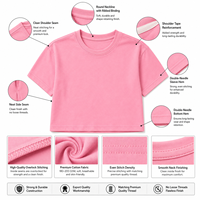T-shirt court personnalisé pour femme, manches courtes, col rond, motif « Kindness Wins », en jersey 100 % coton respirant, avec lettrage