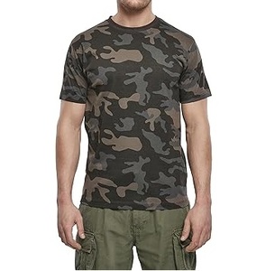 T-shirt camouflage Realtree pour homme, col rond, manches courtes, 100 % coton, respirant, pour la chasse et les activités de plein air, faible MOQ, vente chaude - Product Image 1
