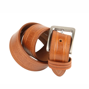 Cinturón de Cuero Personalizado para Hombre con Hebilla de Acero, Precio al por Mayor, Nuevo Estilo para Uso Formal y Casual, para Jeans y Pantalones - Product Image 4