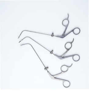 Juego de 3 Pinzas de Corte Frontal para Senos, 1 mm de Apertura, 70 mm °   Instrumentos Quirúrgicos para Senos Nasales Superiores - Product Image 4