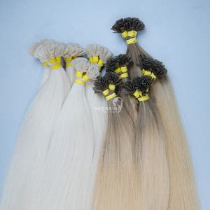 Meilleures extensions de cheveux crus à pointe plate en kératine italienne 100% cheveux humains vietnamiens slaves Vague naturelle directe d'usine - Product Image 5