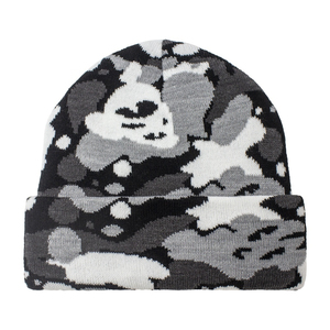 Wholesale Super Quality Custom Logo <b>Wool</b> Blend Winter <b>Beanie</b> Hats Breathable Warm Jacquard Knitted Skullies Factory Direct Line - Product Image 1