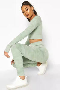 Combinaison de course pour femme à séchage rapide, respirante et durable, avec leggings de compression et pantalon moulant à taille haute élastique - Product Image 5