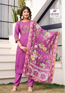 Traje Kurti Étnico de Diseñador para Mujer, Atuendo Tradicional y Elegante para Fiestas, Bodas y Oficina, Corte Elegante - Product Image 4