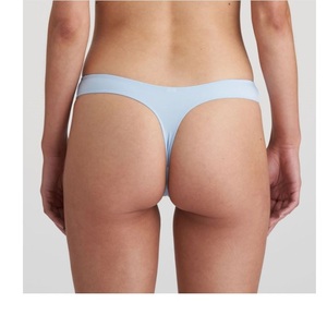 Online Market Best Selling Knitted Eco-Friendly Breathable <b>Seamless</b> Quick Dry <b>Thong</b> Solid Color Cotton Women's Underwear Panties - Product Image 5