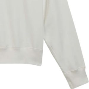 เสื้อสเวตเชิ้ตคอกลมสีขาวสำหรับผู้ชาย ผลิตจากผ้าฝ้ายรีไซเคิล เป็นมิตรต่อสิ่งแวดล้อม คุณภาพพรีเมียม แขนยาว สวมใส่สบาย เหมาะสำหรับทุกวัน - Product Image 6