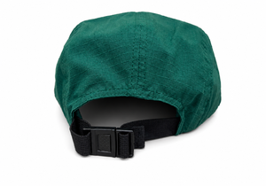 INJAE Green 5-Panel Baseball Cap Adjustable Unisex Solid Color Twill Fabric Casual <b>Hat</b> Spring <b>Summer</b> Style - Product Image 3