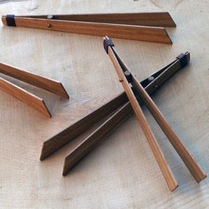 Pinzas de madera largas y rectas para ensalada, barbacoa, cocina y alimentos fritos, al por mayor, que valen la compra - Product Image 1