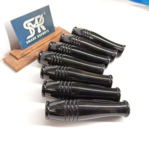 Mango de herramienta hecho a mano de cuerno de búfalo ecológico, acabado liso negro, repuesto duradero para aplicaciones personalizadas de bricolaje - Product Image 3