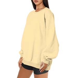 Sweat-shirt pour filles à manches longues, pull décontracté en tissu doux et chaud, coupe ample, parfait pour l'école, les sorties, le sport et tendance. - Product Image 3