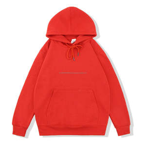 Sudadera con capucha en blanco personalizada de alta calidad Sudadera con capucha de lana en blanco doble gruesa de moda Sudadera con capucha de gran tamaño Sudadera en blanco - Product Image 3