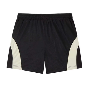 กางเกงกีฬาขาสั้นผู้ชายคุณภาพสูง ผ้าตาข่าย ระบายอากาศได้ดี เหมาะสำหรับการฝึกซ้อม ฟิตเนส วิ่ง ใส่สบายในฤดูร้อน รับผลิตตามแบบ OEM ODM พร้อมสกรีนโลโก้ - Product Image 4