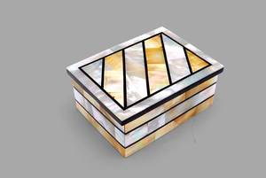 Premium Mother of Pearl Inlay <b>Keepsake</b> <b>Box</b> Handmade Gift Storage Elegant MOP Inlay Jewelry <b>Box</b> Luxury Decorative Storage - Product Image 4