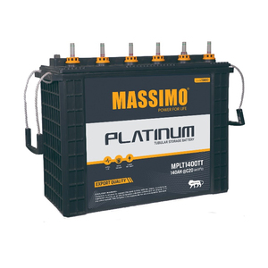 Batería de Plomo-Ácido Tubular Alta de Calidad MASSIMO 12V 140AH para Inversores, Aplicaciones Solares y Domésticas - Product Image 1
