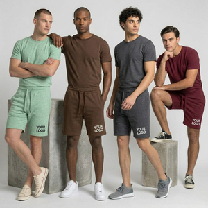 OEM Men's Blue Mesh Sport Shorts With White Side Stripe Drawstring <b>Elastic</b> Waist Mid Rise Breathable Polyester men mesh shorts - Product Image 6