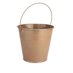 Hot Trending High Quality 3L/4L/5l Gardening Gifts Mini Metal <b>Buckets</b> With Metal Handles <b>Galvanized</b> Customized Size Shape - Product Image 3