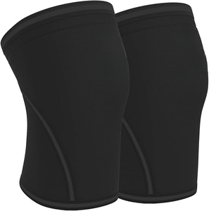 Genouillères de fitness professionnelles unisexes, épaisses, réglables, respirantes et légères, avec logo personnalisé pour la protection lors de la musculation - Product Image 1