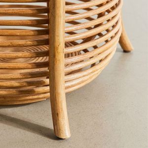 Clothes Hanging Eco-friendly Rattan Clothes Rack High Quality Standing Clothing Rack Cheap for Baby and Adult Bedroom Furniture - Product Image 3